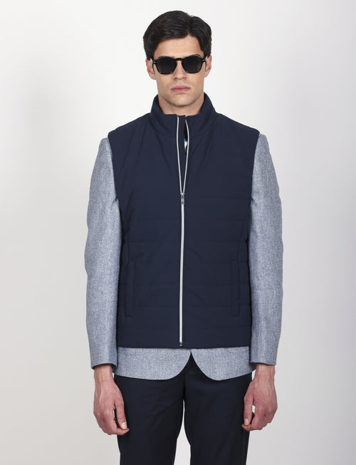 Gilet trapuntato tecnico luigi fusaro