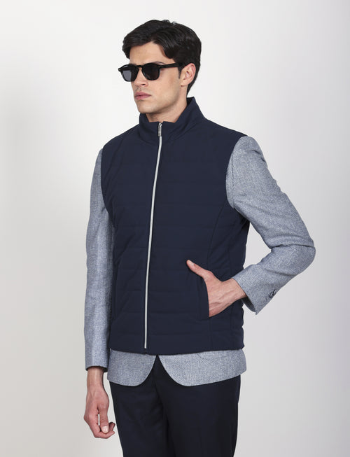 Gilet trapuntato tecnico luigi fusaro