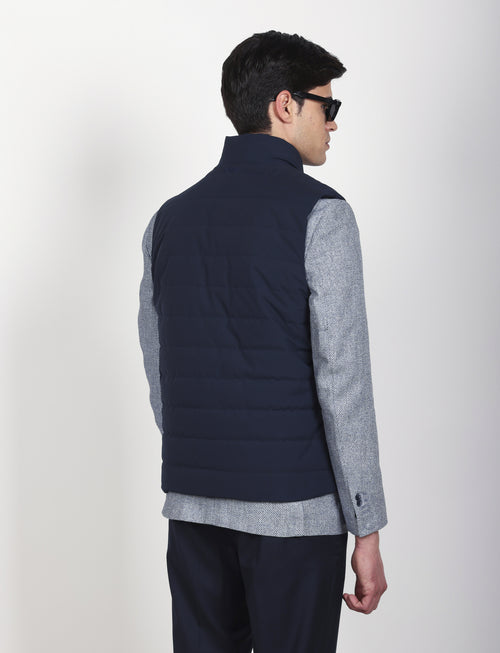 Gilet trapuntato tecnico luigi fusaro