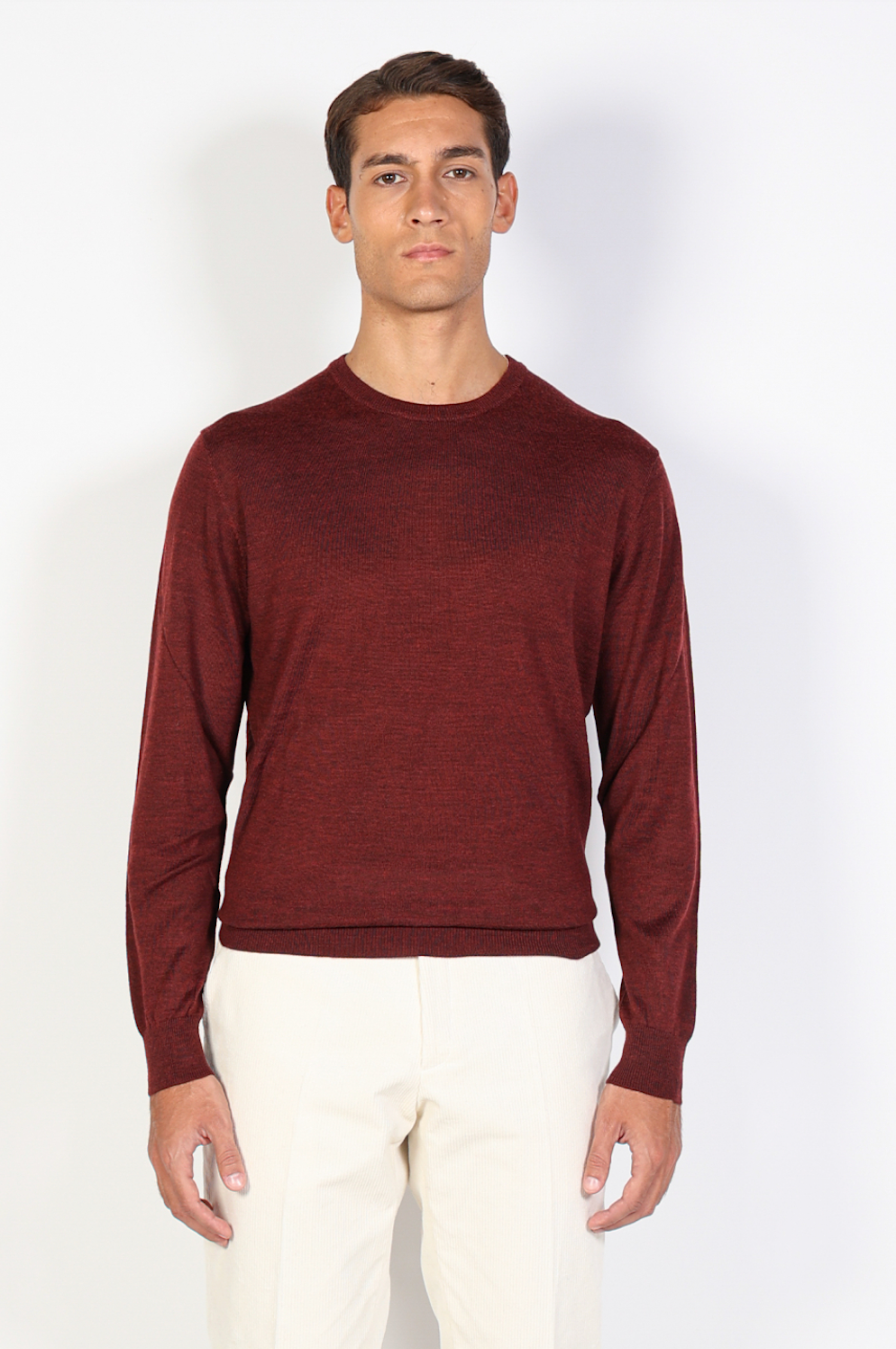 Maglia girocollo in cashmere