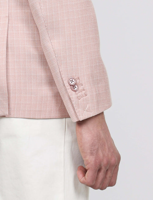 Giacca tinta unita in tessuto operato luigi fusaro