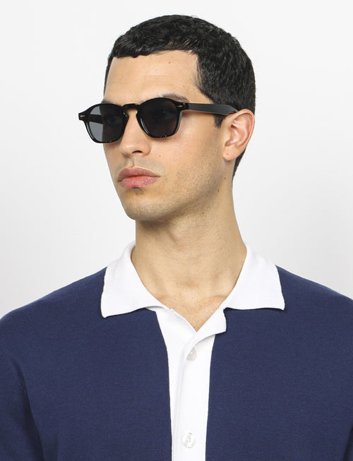 Cardigan polo in cotone_Luigi Fusaro