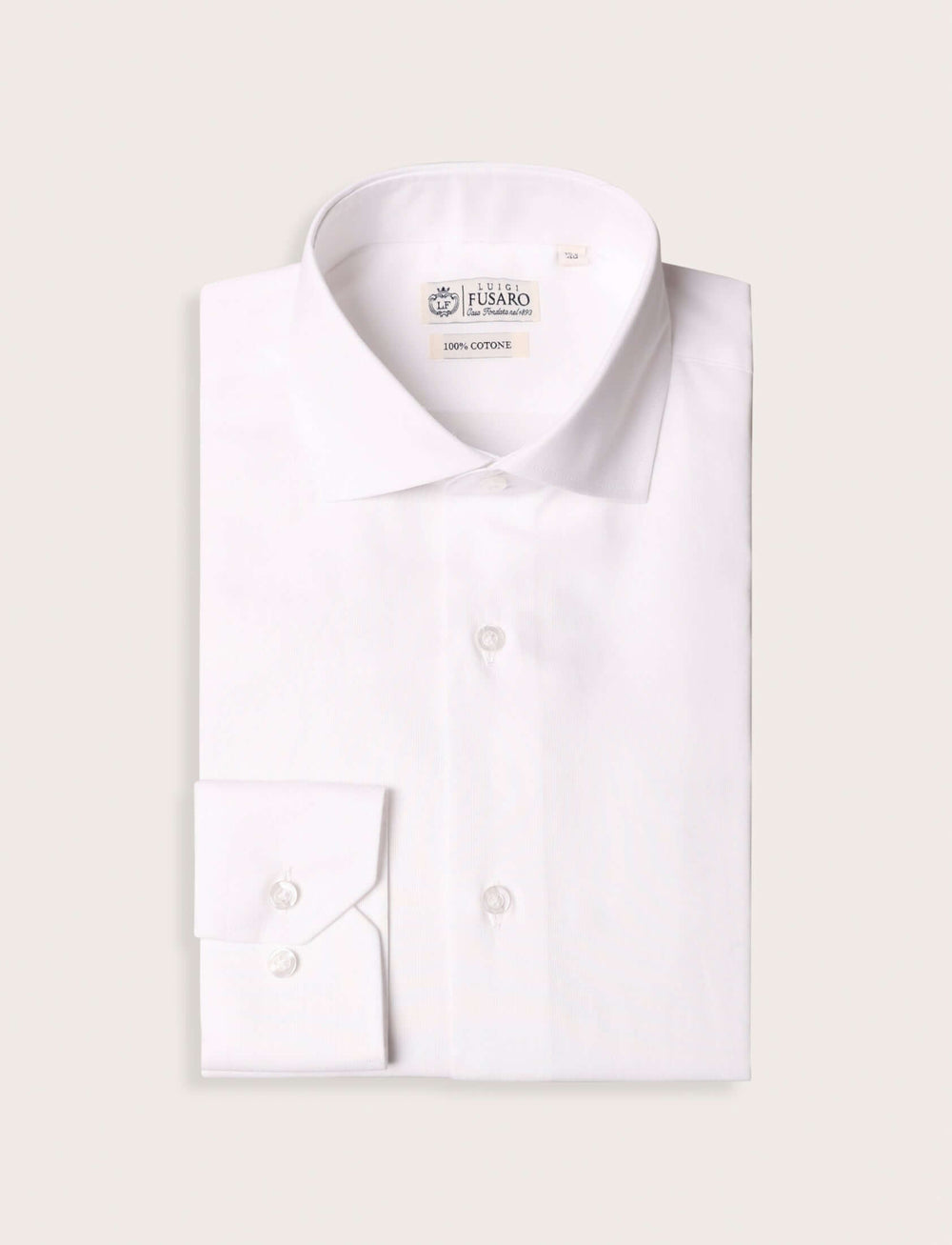 Camicia in cotone fil a fil