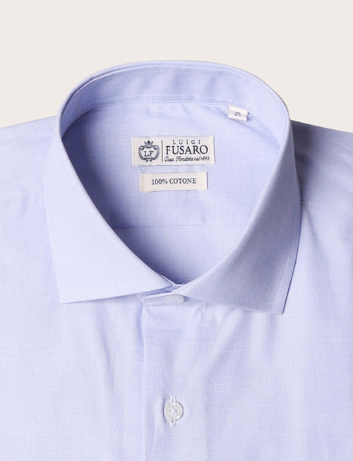 Camicia in cotone fil a fil luigi fusaro