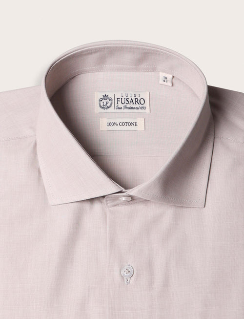 Camicia in cotone fil a fil luigi fusaro