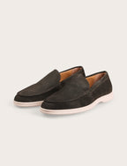 Mocassini slip on in camoscio |Colore:Verde