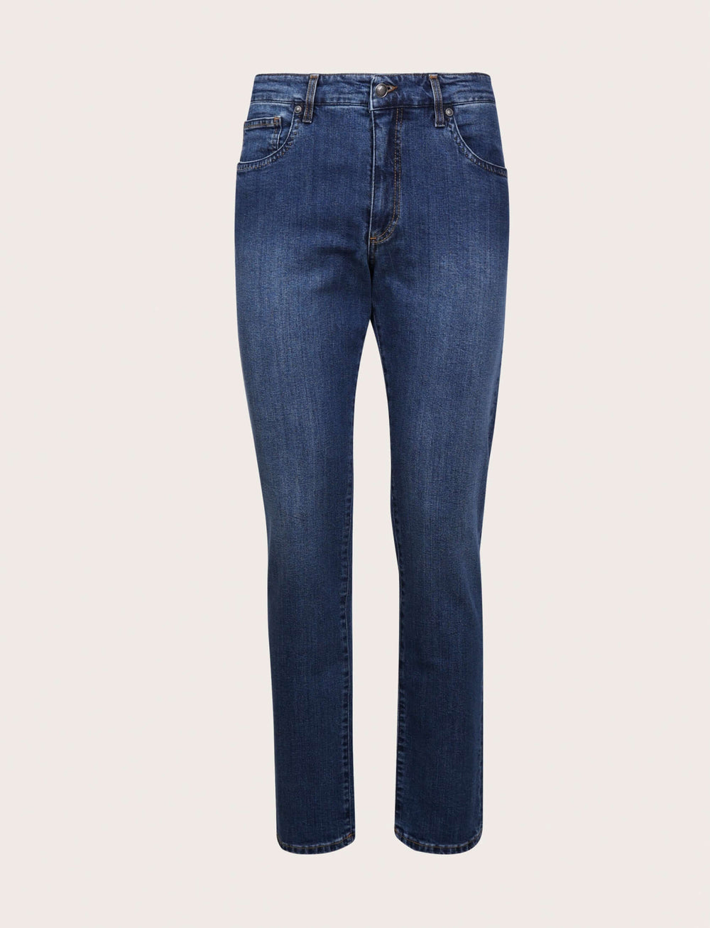 Jeans cinque tasche in cotone stretch