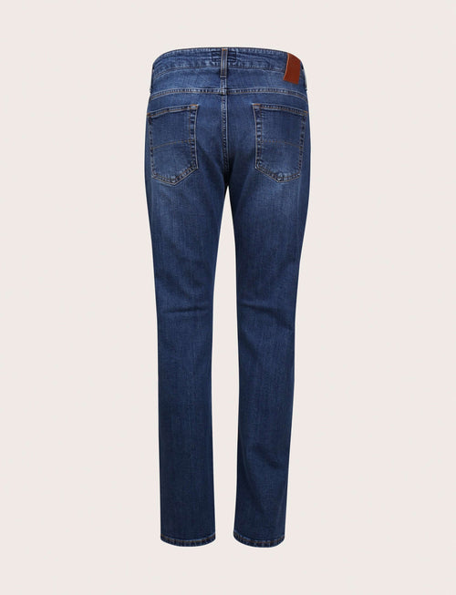 Jeans cinque tasche in cotone stretch luigi fusaro