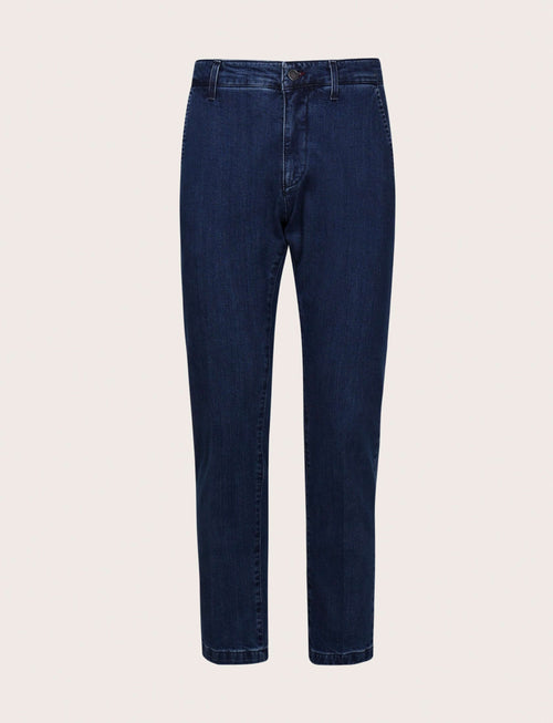 Jeans tasca america in cotone stretch luigi fusaro