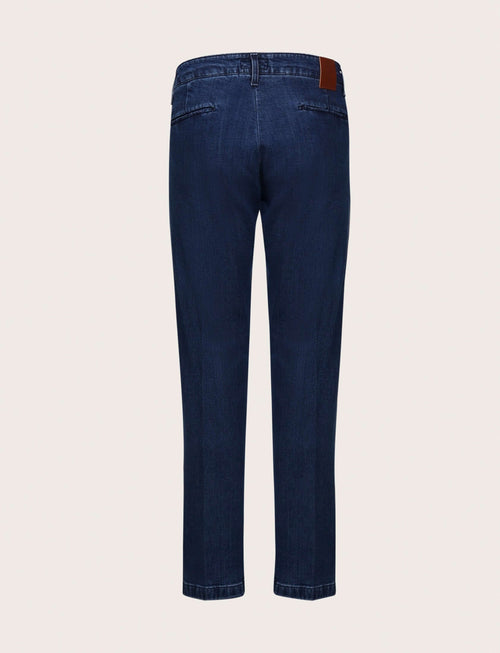 Jeans tasca america in cotone stretch luigi fusaro