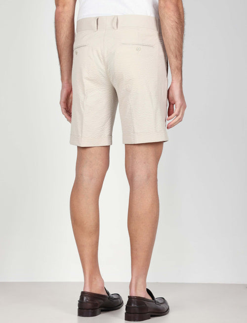 Bermuda in cotone goffrato luigi fusaro