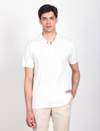 Polo in cotone tinta unita |Colore:Bianco