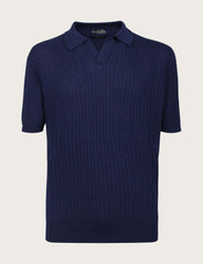 Polo in cotone derby a trecce