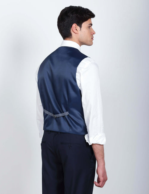 Gilet principe di galles blu luigi fusaro
