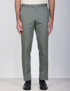 Pantaloni tinta unita in cotone stretch