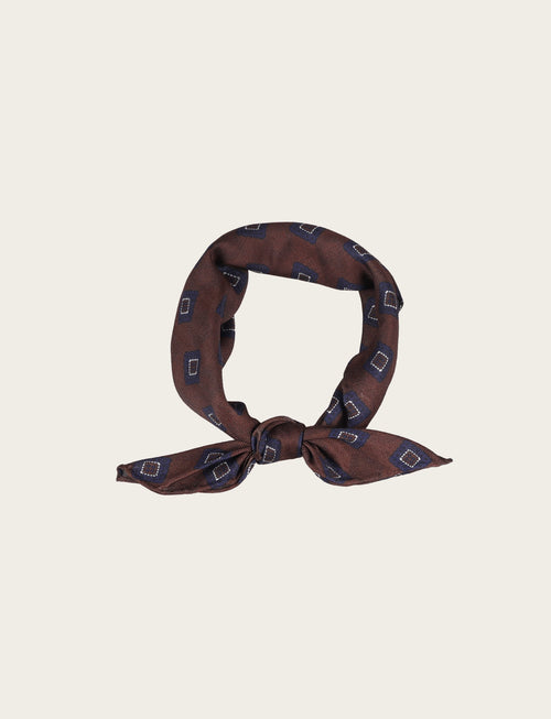 Foulard fantasia geometrica all over