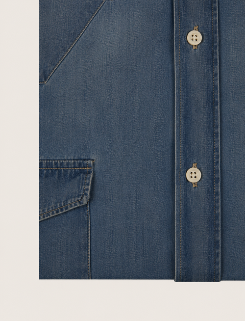 Camicia in denim con tasche