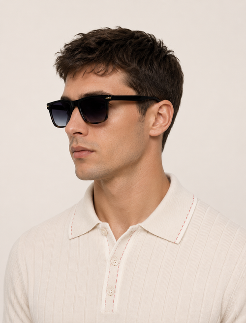 Occhi da sole modello Portofino |Colore:Nero