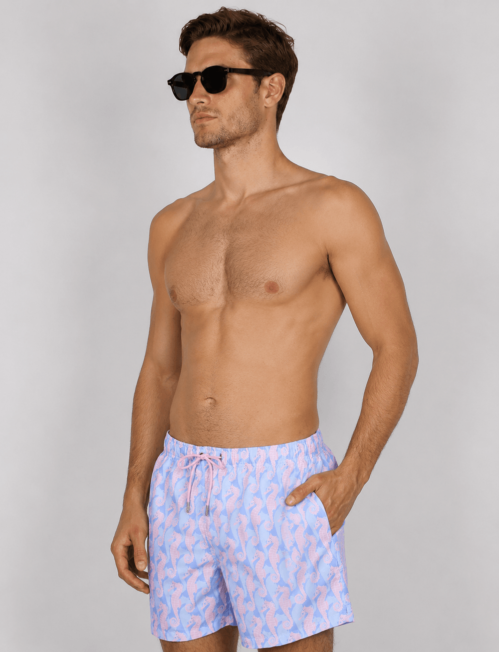 Costume da bagno fantasia cavallucci