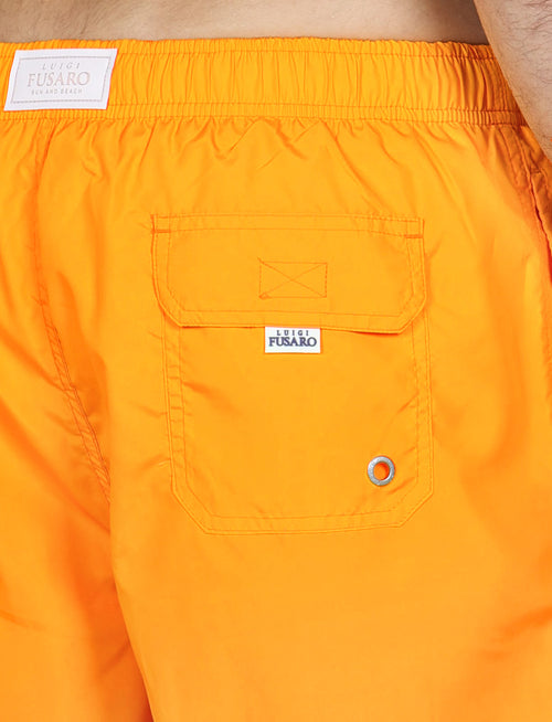 Costume da bagno tinta unita |Colore:Arancio fluo