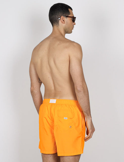 Costume da bagno tinta unita |Colore:Arancio fluo