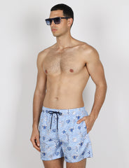 Costume da bagno rigato fantasia marina