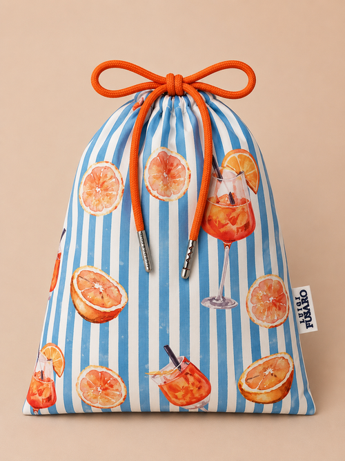 Costume da bagno fantasia cocktail a righe |Colore:Azzurro
