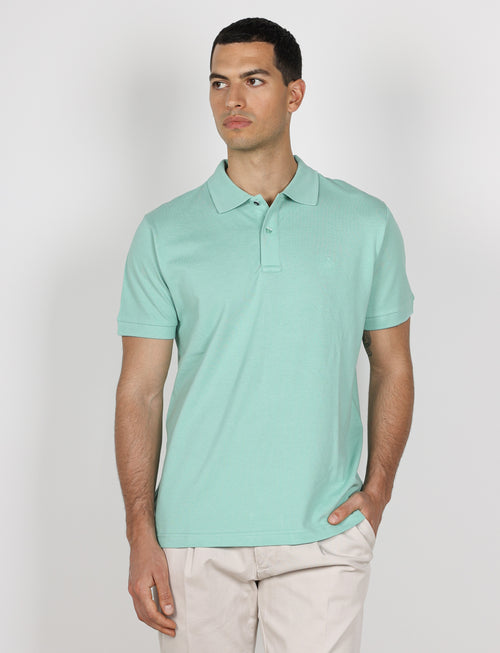 Polo in cotone tinta unita |Colore:Mela