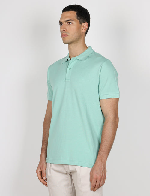 Polo in cotone tinta unita |Colore:Mela