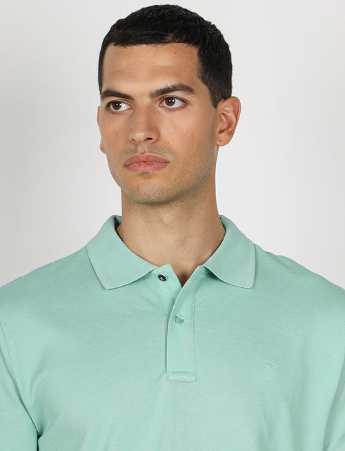 Polo in cotone tinta unita |Colore:Mela