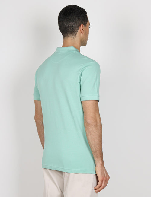 Polo in cotone tinta unita |Colore:Mela