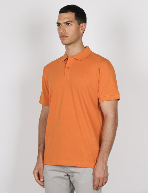 Polo in cotone tinta unita |Colore:Arancio