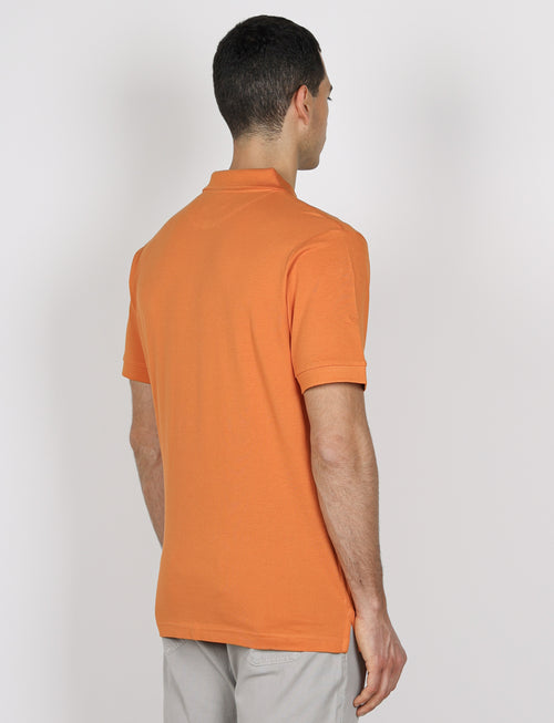 Polo in cotone tinta unita |Colore:Arancio