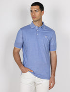 Polo in cotone nido d'ape |Colore:Azzurro