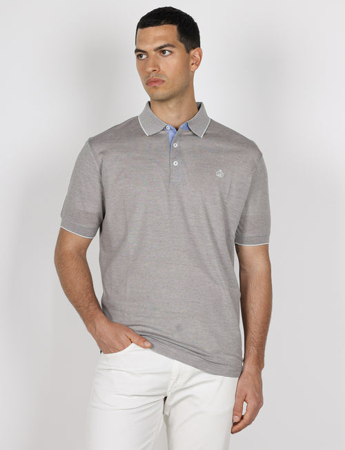 Polo in cotone nido d'ape |Colore:Beige