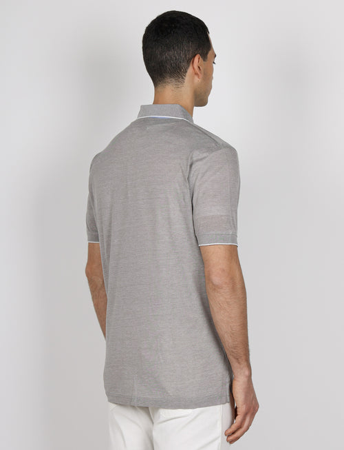 Polo in cotone nido d'ape |Colore:Beige