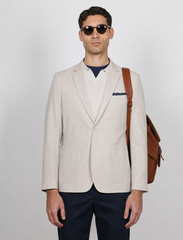 Giacca tinta unita in cotone stretch Drop 7