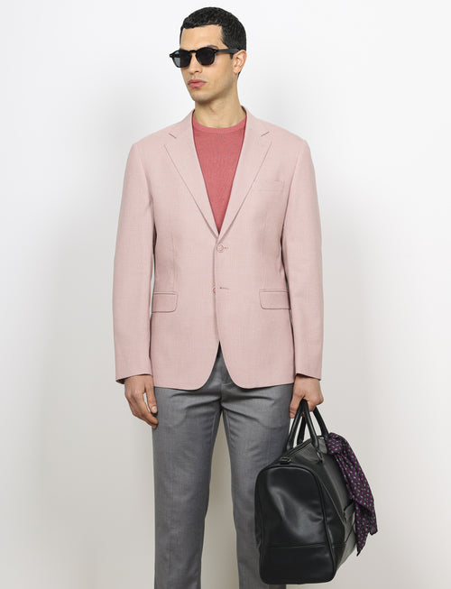 Giacca in tessuto dobby |Colore:Rosa antico
