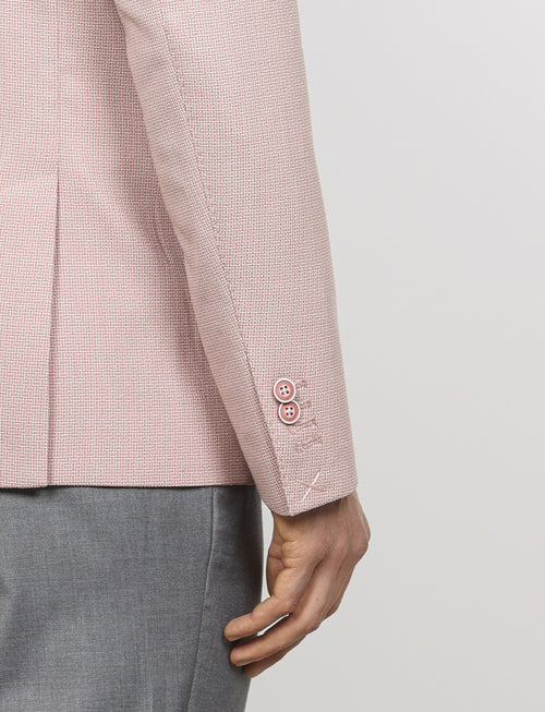 Giacca in tessuto dobby |Colore:Rosa antico