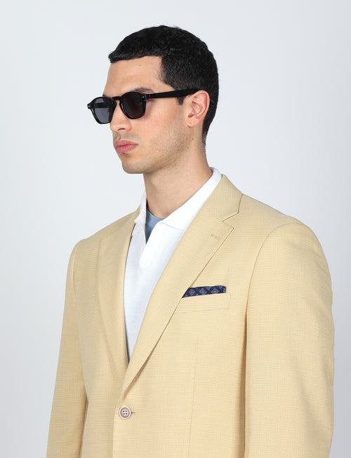 Giacca in tessuto dobby |Colore:Giallo