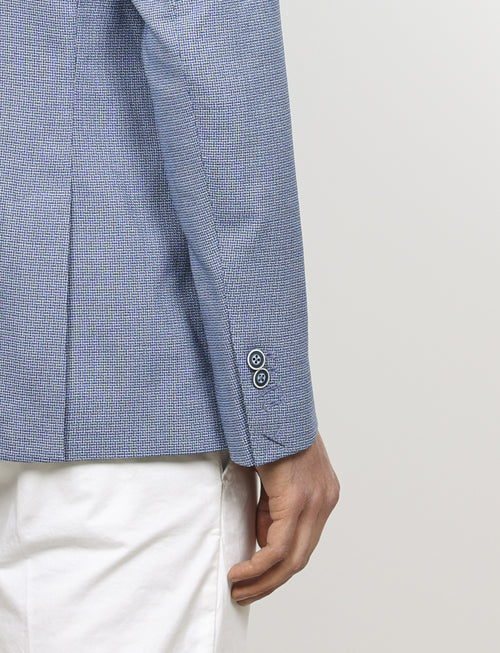Giacca in tessuto dobby |Colore:Avio