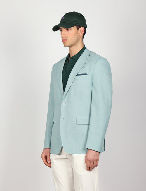 Giacca in tessuto dobby |Colore:Verde acqua