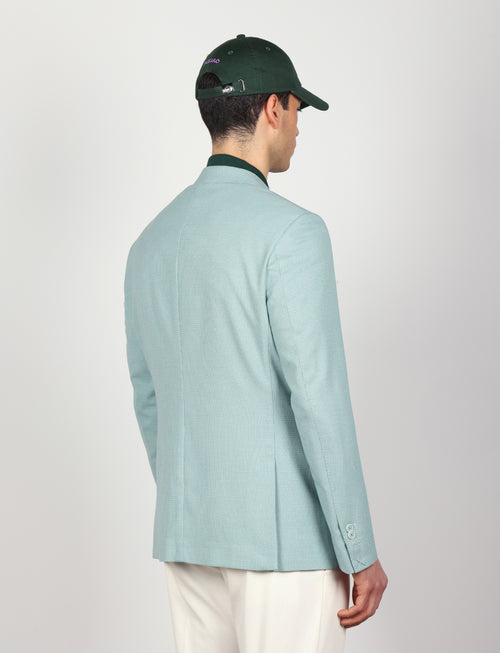 Giacca in tessuto dobby |Colore:Verde acqua