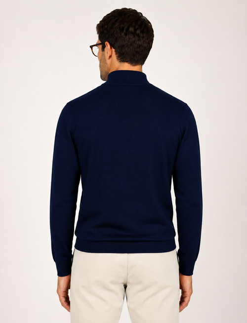 Lupetto in lana merinos|Colore:Blu