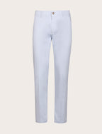Pantaloni chino in cotone elasticizzato |Colore:Polvere
