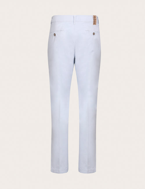 Pantaloni chino in cotone elasticizzato |Colore:Polvere