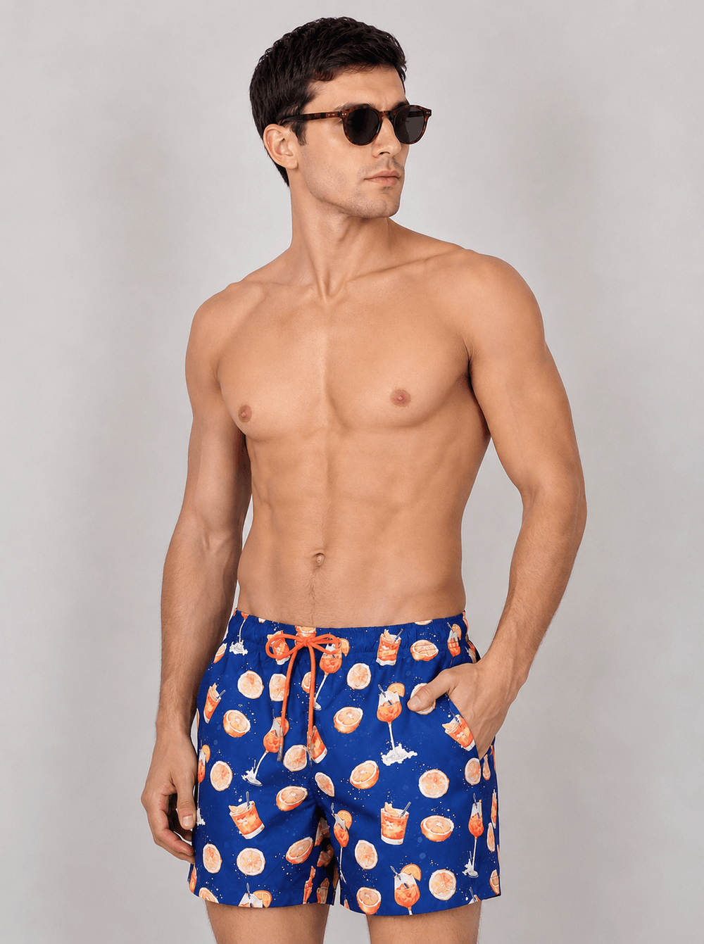 Costume da bagno cocktail e agrumi
