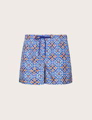 Costume da bagno fantasia mediterranea blu