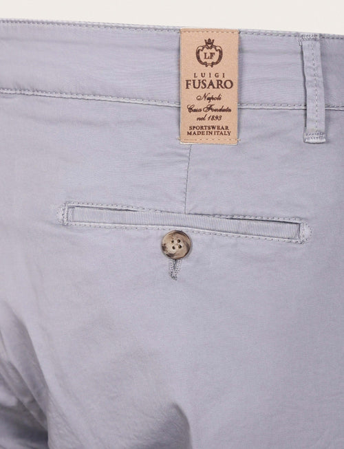 Pantaloni chino in cotone elasticizzato |Colore:Grigio medio