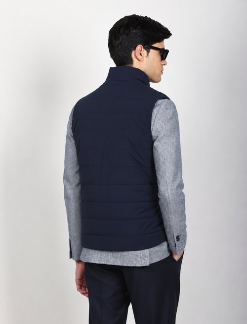 Gilet trapuntato tecnico |Colore:Blu